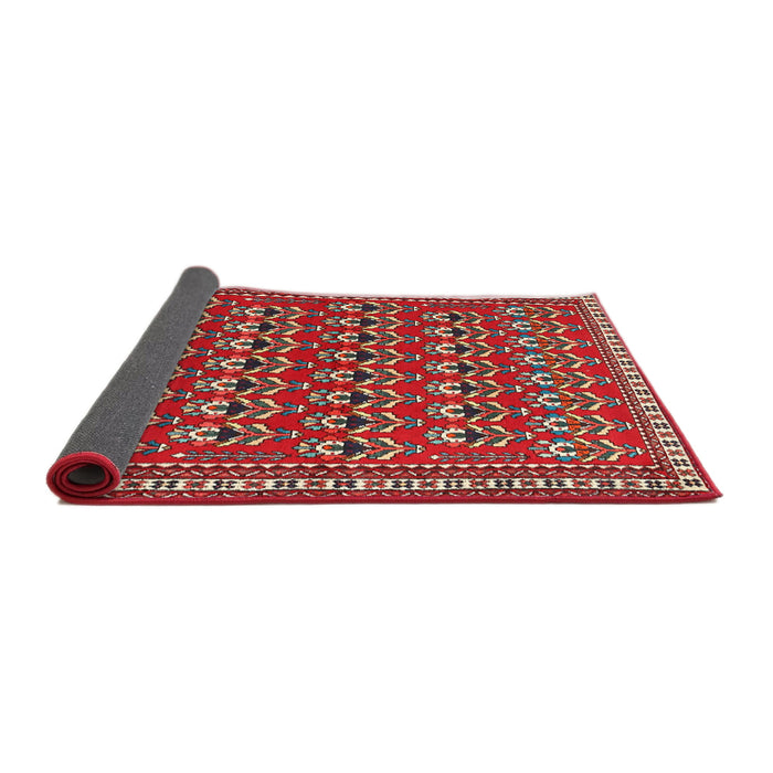 Sideview of Traditional Dark Almond Brown Persian Rug, tr1143