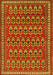 Machine Washable Persian Yellow Traditional Rug, wshtr1143yw