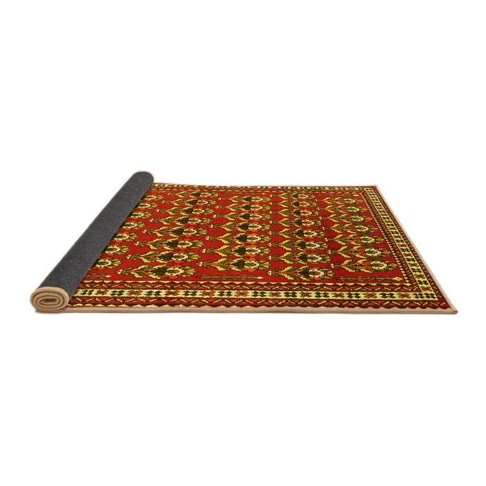 Sideview of Persian Yellow Traditional Rug, tr1143yw