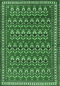 Persian Emerald Green Traditional Rug, tr1143emgrn