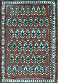 Persian Light Blue Traditional Rug, tr1143lblu