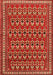 Persian Orange Traditional Rug, tr1143org