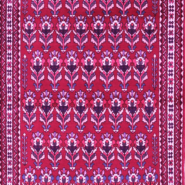 Machine Washable Persian Pink Traditional Rug, wshtr1143pnk