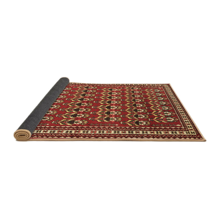Sideview of Persian Brown Traditional Rug, tr1143brn