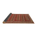 Sideview of Persian Brown Traditional Rug, tr1143brn