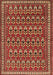 Machine Washable Persian Brown Traditional Rug, wshtr1143brn