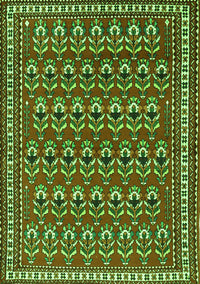 Persian Green Traditional Rug, tr1143grn