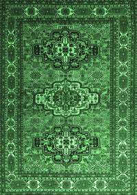 Persian Emerald Green Traditional Rug, tr1144emgrn