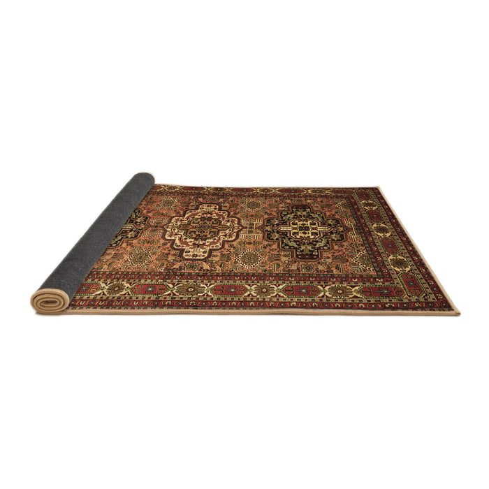 Sideview of Persian Brown Traditional Rug, tr1144brn