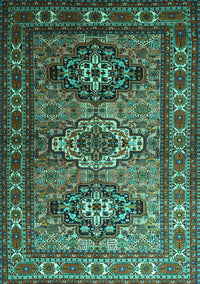 Persian Turquoise Traditional Rug, tr1144turq