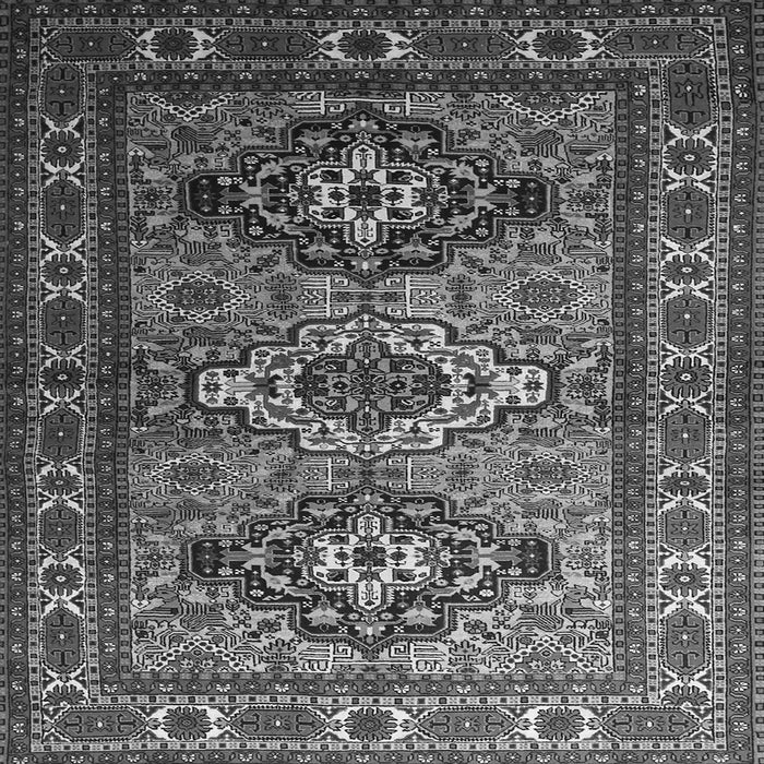 Serging Thickness of Persian Gray Traditional Rug, tr1144gry