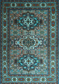 Persian Light Blue Traditional Rug, tr1144lblu