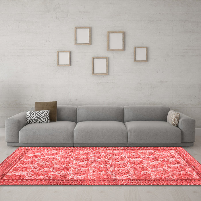 Traditional Red Washable Rugs