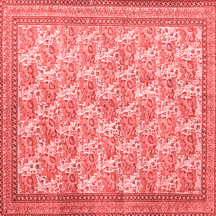 Machine Washable Persian Red Traditional Rug, wshtr1145red