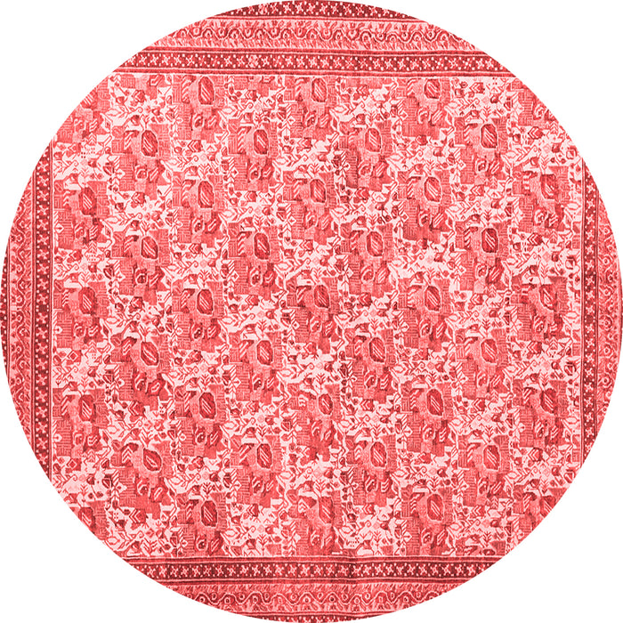 Machine Washable Persian Red Traditional Rug, wshtr1145red
