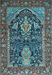 Persian Light Blue Traditional Rug, tr1146lblu