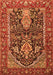 Persian Orange Traditional Rug, tr1146org