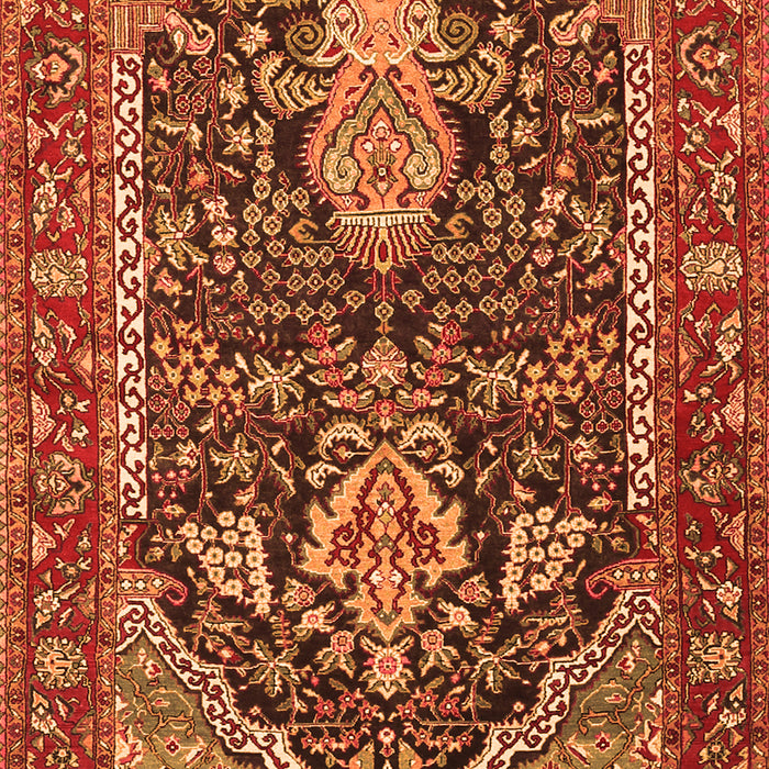 Persian Orange Traditional Rug, tr1146org