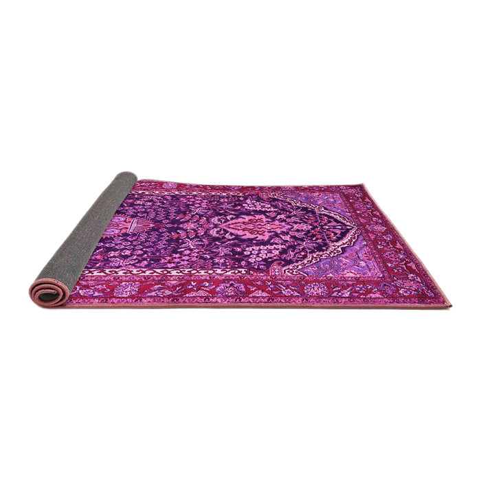 Sideview of Persian Pink Traditional Rug, tr1146pnk