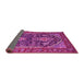 Sideview of Persian Pink Traditional Rug, tr1146pnk