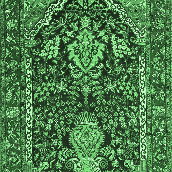 Persian Emerald Green Traditional Rug, tr1146emgrn