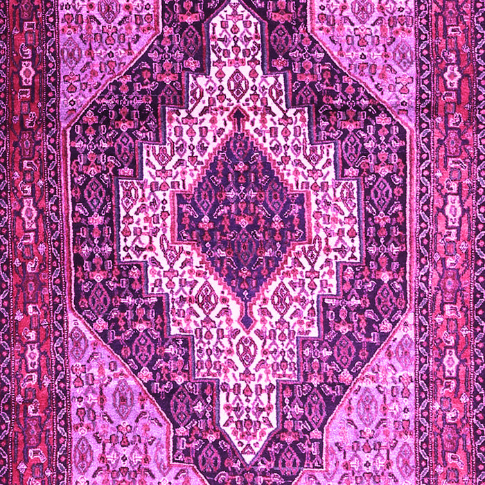 Medallion Pink Traditional Rug, tr1147pnk