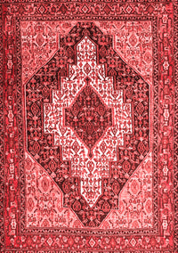 Medallion Red Traditional Rug, tr1147red