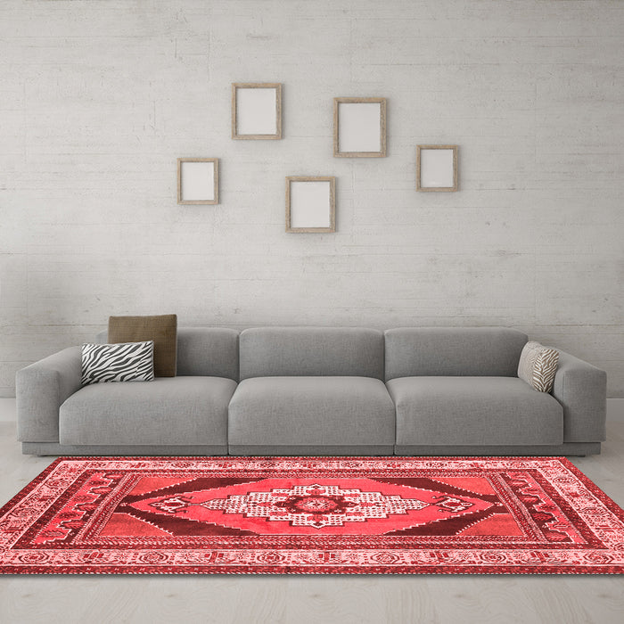 Traditional Red Washable Rugs