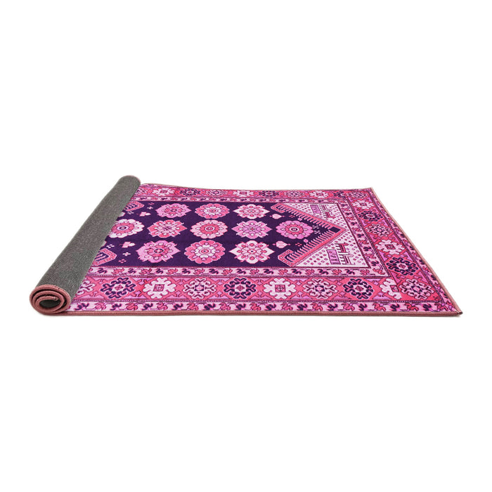 Sideview of Persian Pink Traditional Rug, tr1149pnk