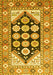 Machine Washable Persian Yellow Traditional Rug, wshtr1149yw