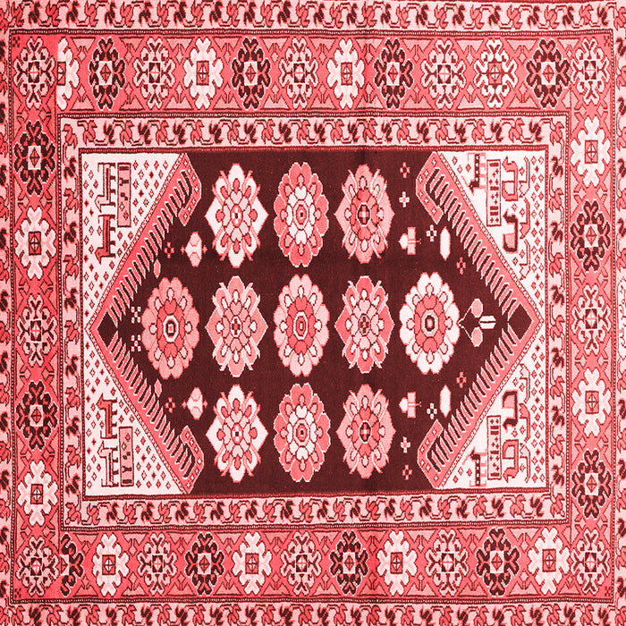 Machine Washable Persian Red Traditional Rug, wshtr1149red
