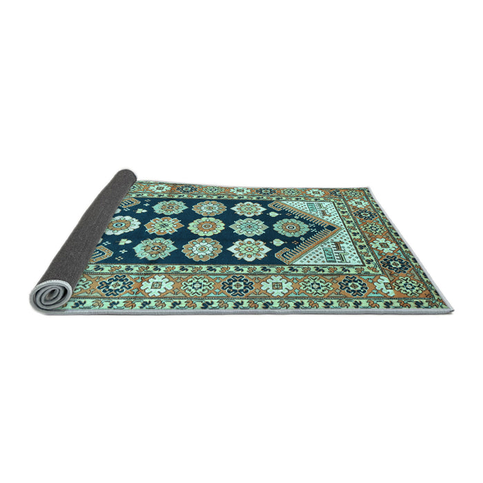 Sideview of Persian Light Blue Traditional Rug, tr1149lblu