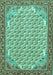 Persian Turquoise Traditional Rug, tr114turq