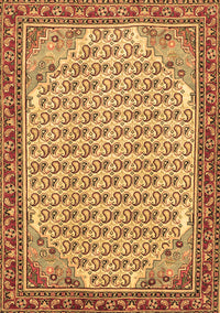 Persian Brown Traditional Rug, tr114brn