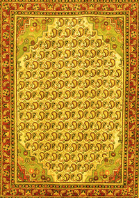 Persian Yellow Traditional Rug, tr114yw