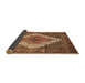 Sideview of Medallion Brown Traditional Rug, tr1150brn