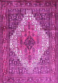 Medallion Pink Traditional Rug, tr1150pnk