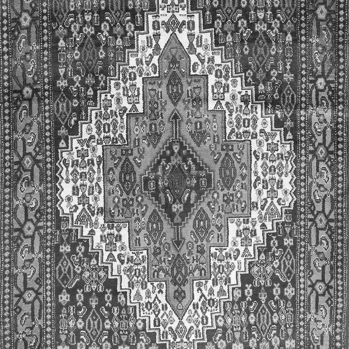 Medallion Gray Traditional Rug, tr1150gry
