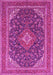 Medallion Pink Traditional Rug, tr1151pnk