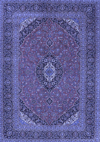 Medallion Blue Traditional Rug, tr1152blu