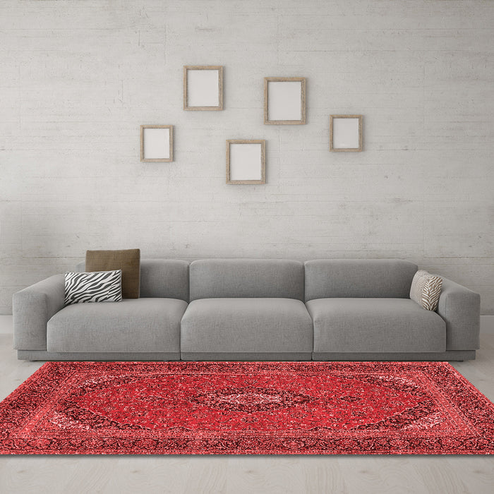 Traditional Red Washable Rugs