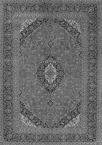 Medallion Gray Traditional Rug, tr1152gry