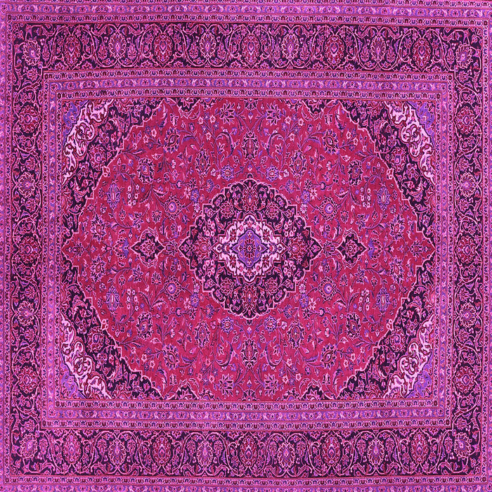 Square Medallion Pink Traditional Rug, tr1152pnk