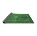 Sideview of Persian Emerald Green Traditional Rug, tr1153emgrn