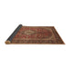 Sideview of Persian Brown Traditional Rug, tr1153brn