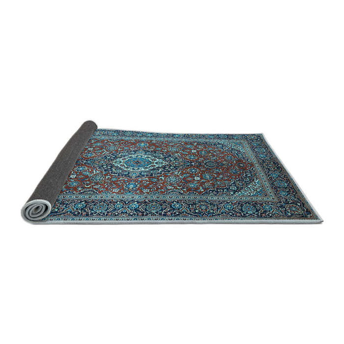 Sideview of Persian Light Blue Traditional Rug, tr1153lblu