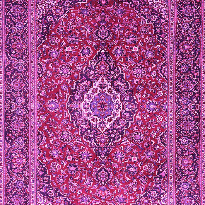 Machine Washable Persian Pink Traditional Rug, wshtr1153pnk