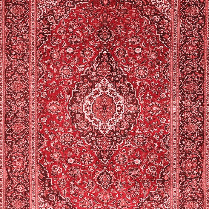 Machine Washable Persian Red Traditional Rug, wshtr1153red