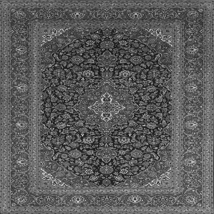 Serging Thickness of Persian Gray Traditional Rug, tr1154gry