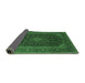 Sideview of Persian Emerald Green Traditional Rug, tr1154emgrn